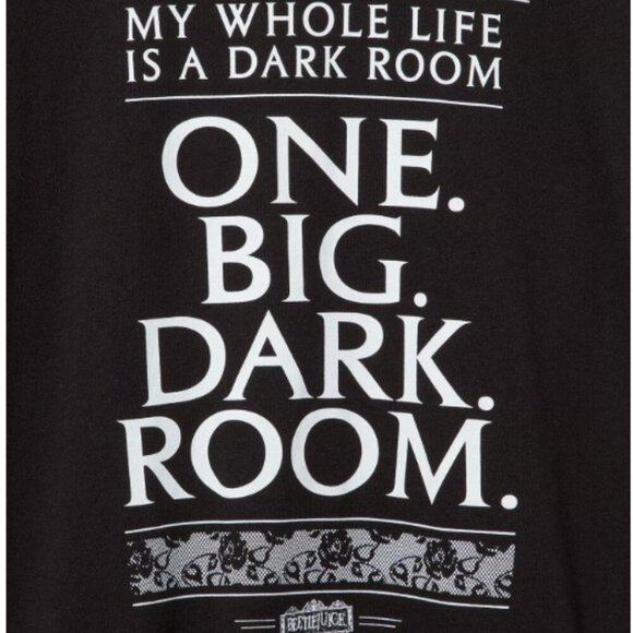 Beetlejuice Dark Room Relaxed Fit Cotton Boxy Tee - Picture 4 of 6